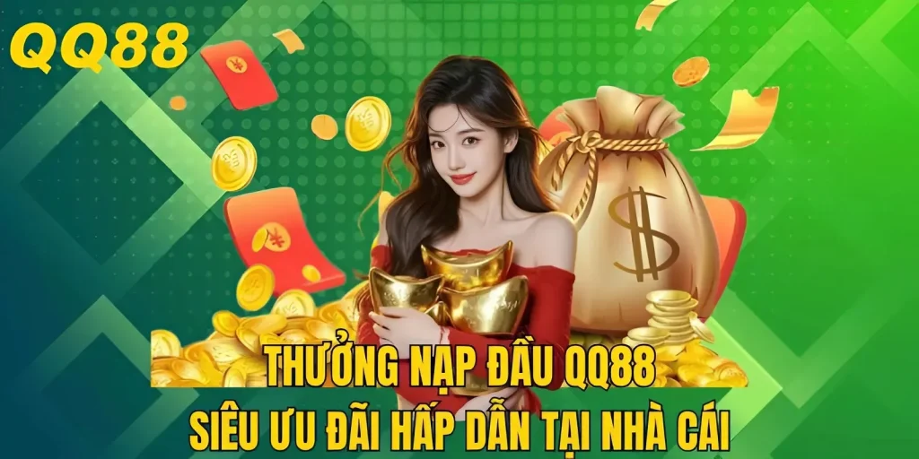 Thưởng Nạp Lần Đầu QQ88 - Siêu Ưu Đãi Hấp Dẫn Nhất 2025